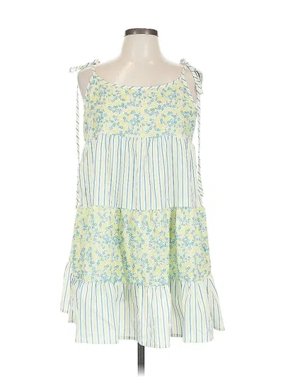 Pre-owned Shein Casual Dress In Yellow