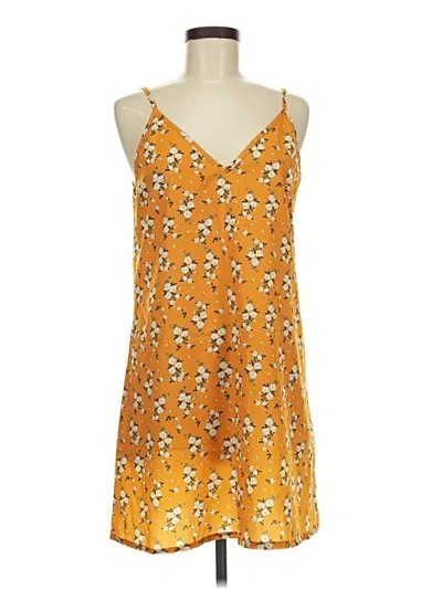 Pre-owned Shein Casual Dress In Yellow
