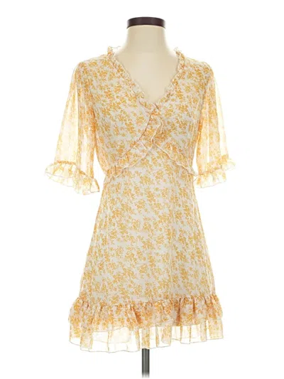 Pre-owned Shein Casual Dress In Yellow