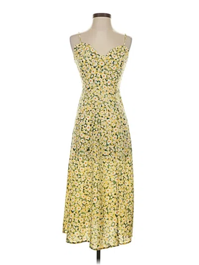 Pre-owned Shein Casual Dress In Yellow