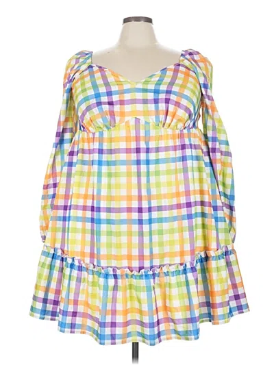 Pre-owned Shein Casual Dress In Yellow