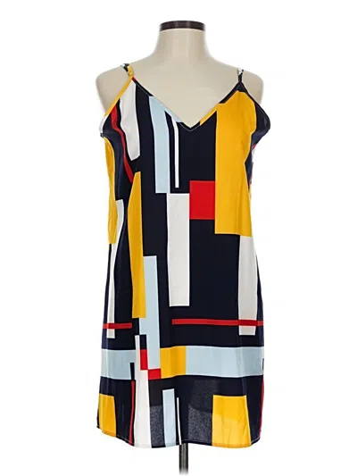 Pre-owned Shein Casual Dress In Yellow