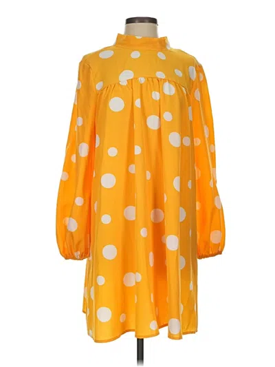 Pre-owned Shein Casual Dress In Yellow