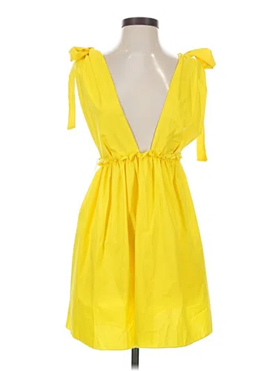 Pre-owned Shein Casual Dress In Yellow