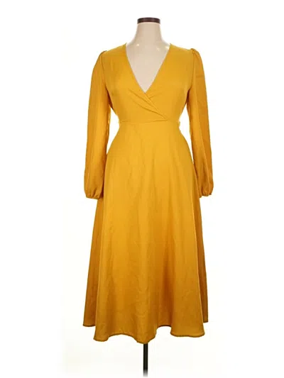 Pre-owned Shein Casual Dress In Yellow