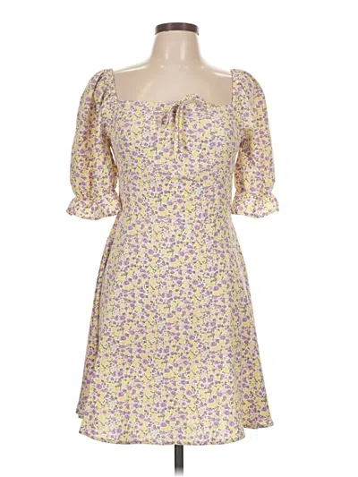 Pre-owned Shein Casual Dress In Yellow