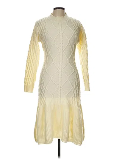Pre-owned Shein Casual Dress In Yellow