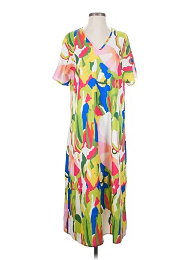 Pre-owned Shein Casual Dress In Yellow