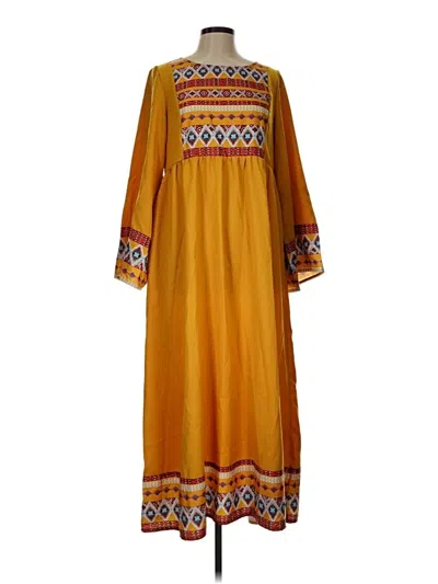 Pre-owned Shein Casual Dress In Yellow