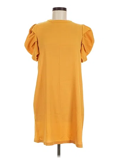 Pre-owned Shein Casual Dress In Yellow
