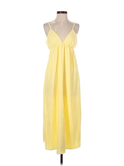 Pre-owned Shein Casual Dress In Yellow