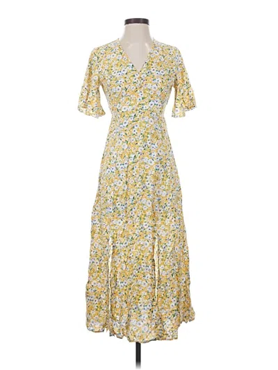 Pre-owned Shein Casual Dress In Yellow