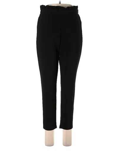 Pre-owned Shein Casual Pants In Black