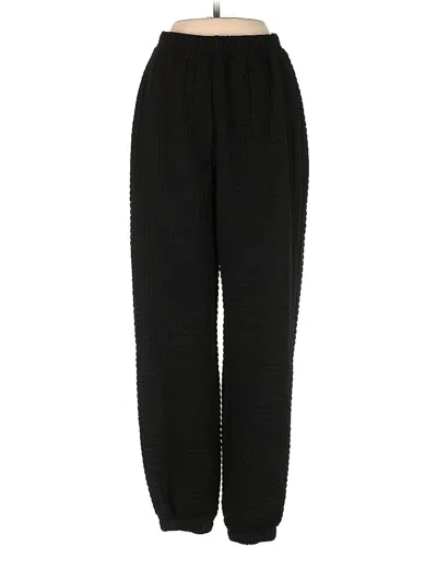 Pre-owned Shein Casual Pants In Black