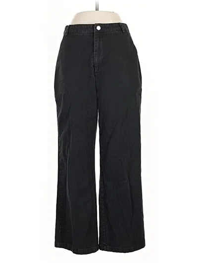 Pre-owned Shein Casual Pants In Black