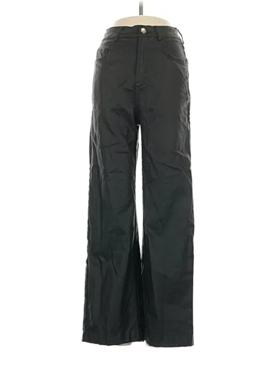 Pre-owned Shein Casual Pants In Black