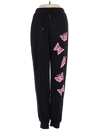 Pre-owned Shein Casual Pants In Black