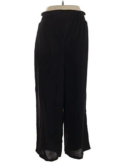 Pre-owned Shein Casual Pants In Black
