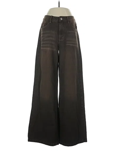 Pre-owned Shein Casual Pants In Black