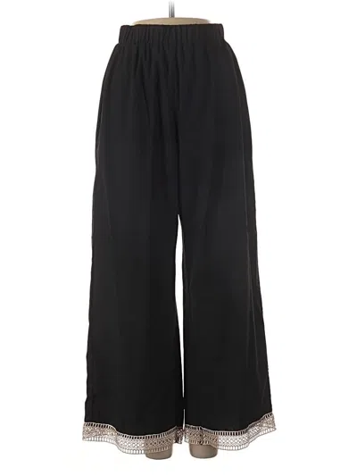 Pre-owned Shein Casual Pants In Black