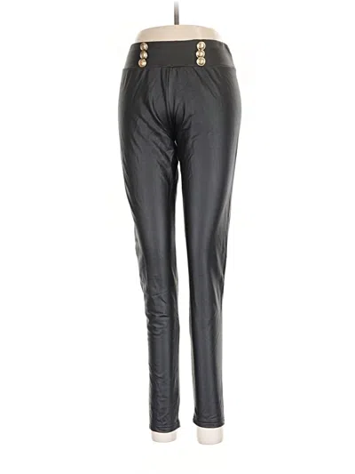 Pre-owned Shein Casual Pants In Black