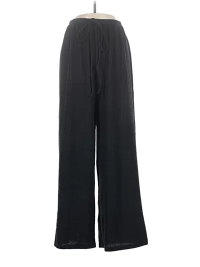Pre-owned Shein Casual Pants In Black