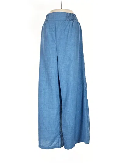 Pre-owned Shein Casual Pants In Blue