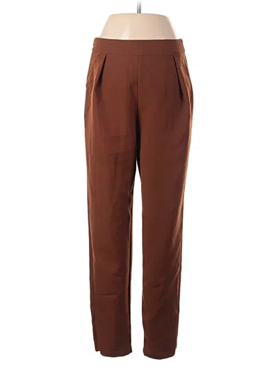 Pre-owned Shein Casual Pants In Brown