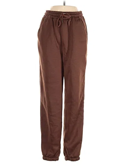 Pre-owned Shein Casual Pants In Brown