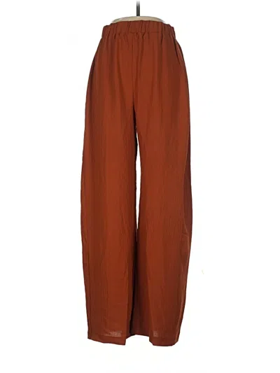 Pre-owned Shein Casual Pants In Brown