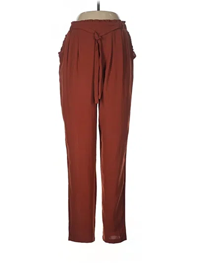 Pre-owned Shein Casual Pants In Brown