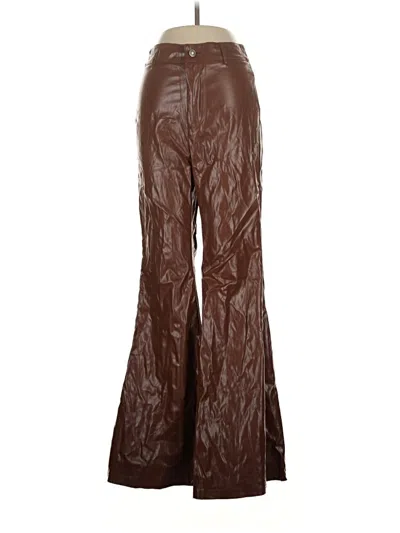 Pre-owned Shein Casual Pants In Brown