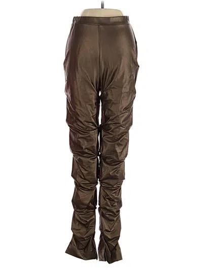 Pre-owned Shein Casual Pants In Brown
