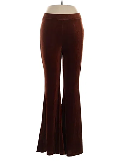 Pre-owned Shein Casual Pants In Brown