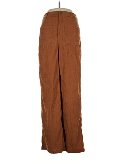 Pre-owned Shein Casual Pants In Brown