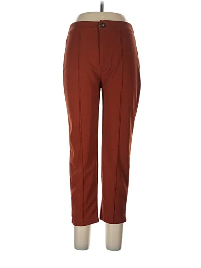 Pre-owned Shein Casual Pants In Brown