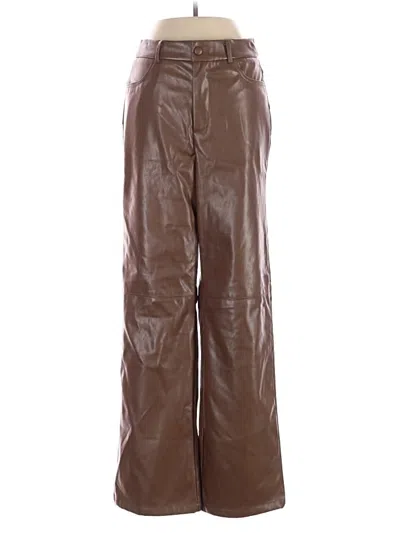 Pre-owned Shein Casual Pants In Brown