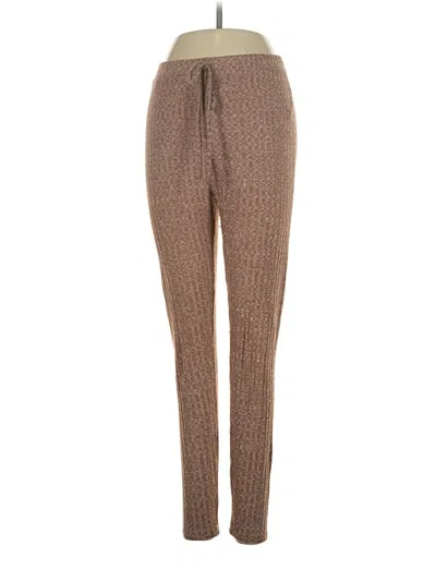 Pre-owned Shein Casual Pants In Brown