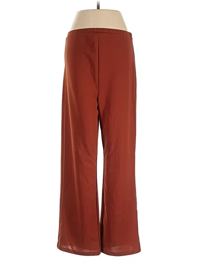 Pre-owned Shein Casual Pants In Brown