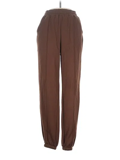 Pre-owned Shein Casual Pants In Brown