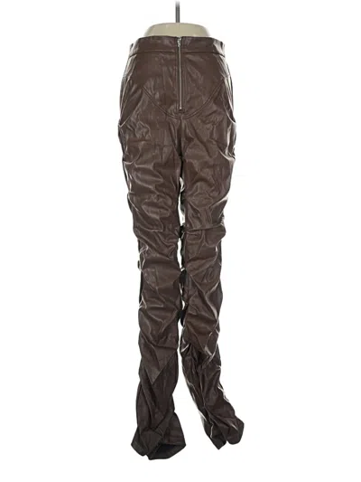 Pre-owned Shein Casual Pants In Brown