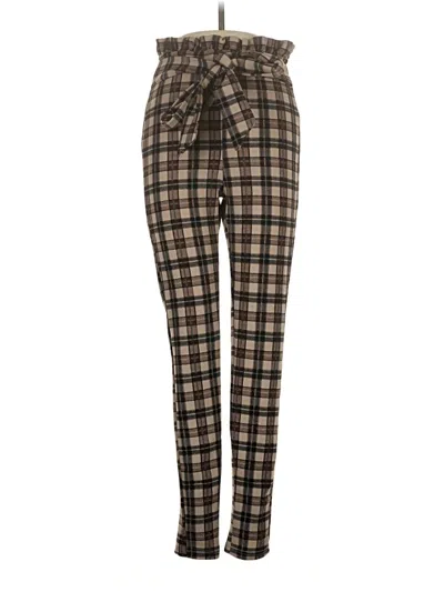 Pre-owned Shein Casual Pants In Brown