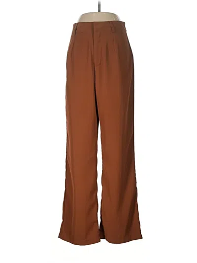 Pre-owned Shein Casual Pants In Brown