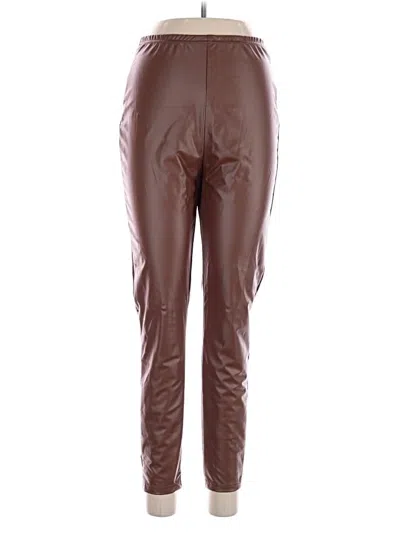 Pre-owned Shein Casual Pants In Brown