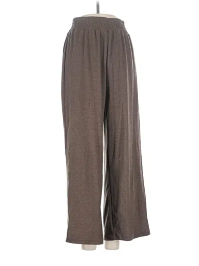 Pre-owned Shein Casual Pants In Brown