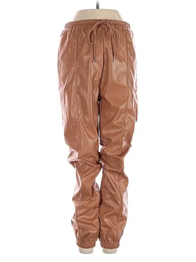 Pre-owned Shein Casual Pants In Brown