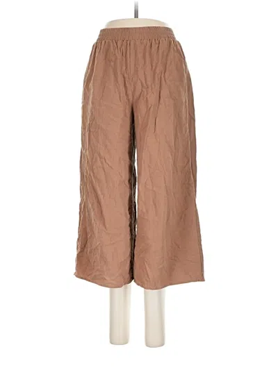 Pre-owned Shein Casual Pants In Brown