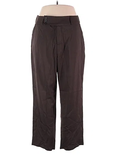 Pre-owned Shein Casual Pants In Brown