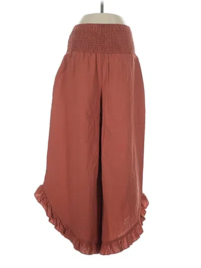 Pre-owned Shein Casual Pants In Brown