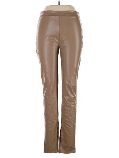 Pre-owned Shein Casual Pants In Brown
